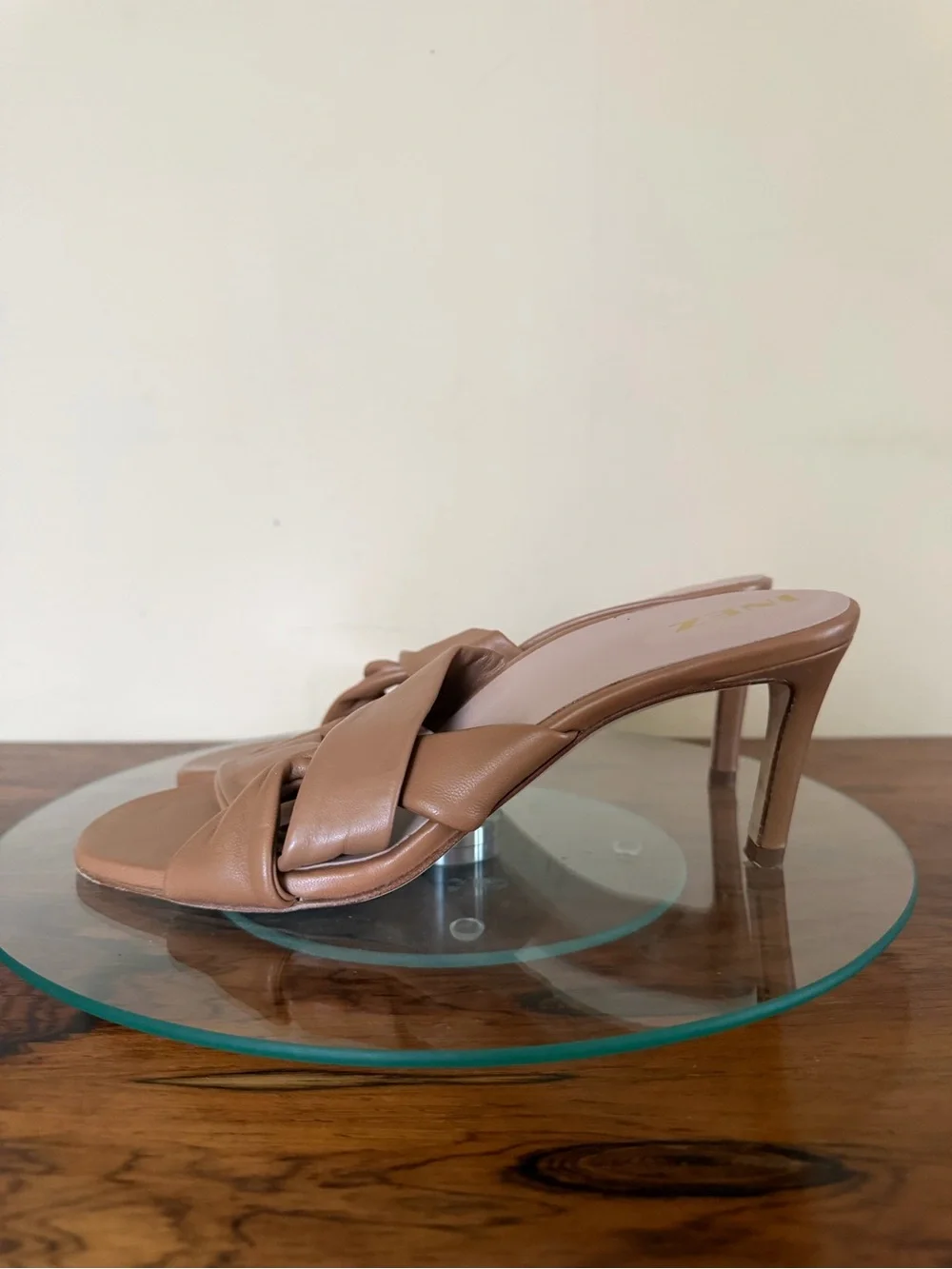Inez Isa Heel slides in Cognac Nappa size 7 M